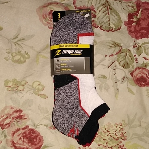 Energy Zone Underwear & Socks Energy Zone Set Of 3 Pair Mens No